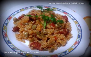 Arroz Con Chorizo Judias Verdes Y Habitas
