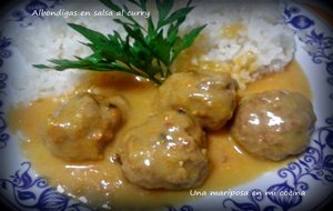 Albondigas En Salsa Al Curry
