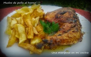 Muslos De Pollo Al Horno
