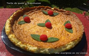 Tarta De Queso Con Frambuesas
