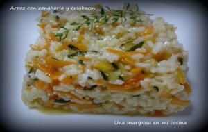 Arroz Con Zanahoria Y Calabacin
