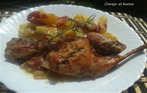 Conejo Asado Al Horno
