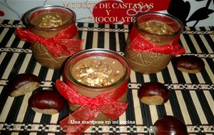 Mousse De Castañas Y Chocolate
