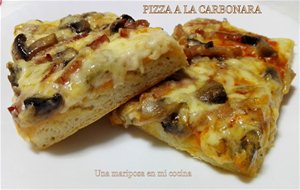 Pizza A La Carbonara
