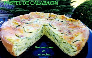 Pastel  De Calabacin
