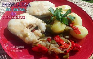 Merluza En Salsa De Pimientos
