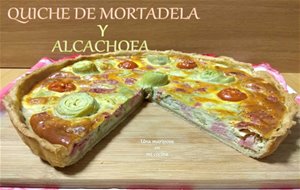 Quiche De Mortadela Y Alcachofa
