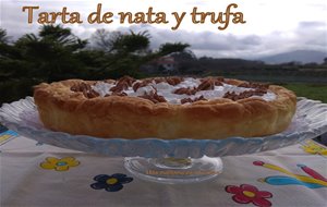 Tarta Improvisada De Nata Y Trufa
