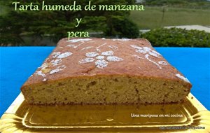 Tarta Humeda De Manzana Y Pera
