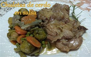 Chuletas De Cerdo En Salsa
