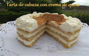 Tarta De Calabaza Con Crema De Queso

