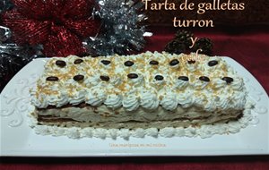 Tarta De Galletas, Turron Y Cafe
