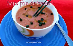 Sopa Fria De Tomate

