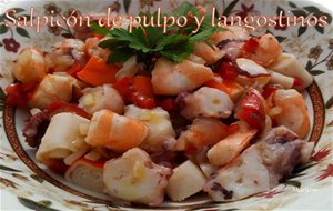 Salpicón De Pulpo Y Langostinos
