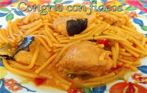 Congrio Con Fideos
