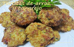 Tortitas De Arroz Y Cangrejo
