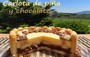 Carlota De Chocolate Y Piña
