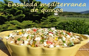 Ensalada Mediterranea De Quinoa

