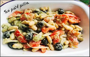 Ensalada De Alubias Al Pesto
