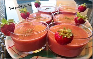 Gazpacho De Fresas
