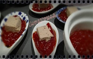 Cucharitas De Foie Con Mermelada
