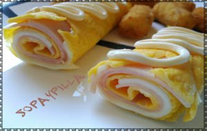 Crepillas De Jamón Y Queso
