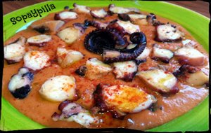 Pulpo Al Horno Con Cerveza
