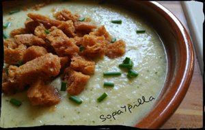 Crema De Pollo Y Calabacín
