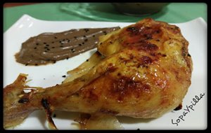 Pollo Al Limón Con Lactonesa De Ajo Negro
