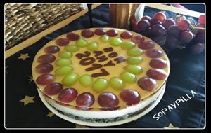 Tarta De Queso Y Uvas 
