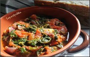 Espinacas Con Tomate
