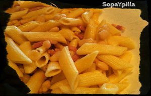 Pasta Con Alubias
