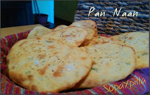 Pan Naan De Ajo Y Perejil
