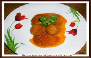 Albóndigas De Pollo Con Tomate
