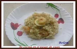 Arroz Al Limón Con Gambas
