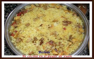 Arroz Con Rollo De Carne 
