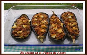 Berenjenas Rellenas De Carne Con Queso Afuega&#180;l Pitu
