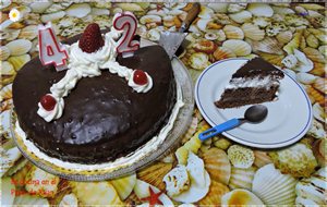 Tarta De Chocolate, Nata Y Trufa
