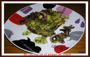 Ensalada De Judías Verdes (vainillas) Con Cecina
