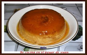 Flan De Turrón
