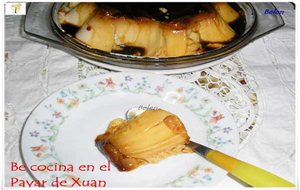 Flan Sin Huevo
