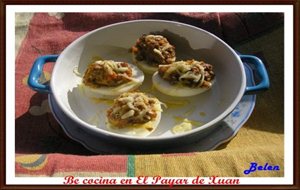 Huevos Rellenos De Boloñesa
