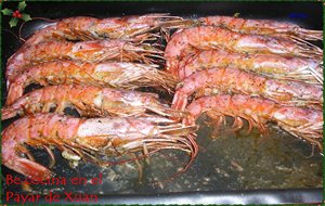 Langostinos Al Horno
