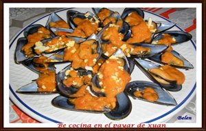 Mejillones En Salsa Picante Al Cava
