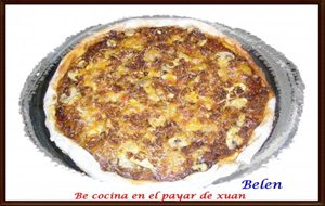 Pizza Barbacoa Con Picadillo
