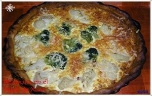 Quiche De Coliflor Y Brocoli
