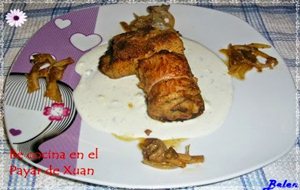 Rollitos De Pavo Con Crema De Queso
