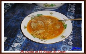 Sopa De Marisco Con Arroz Al Azafrán
