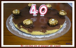 Tarta De Ferrero Rocher
