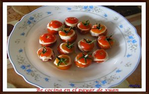 Tomatitos Cherrie Rellenos
